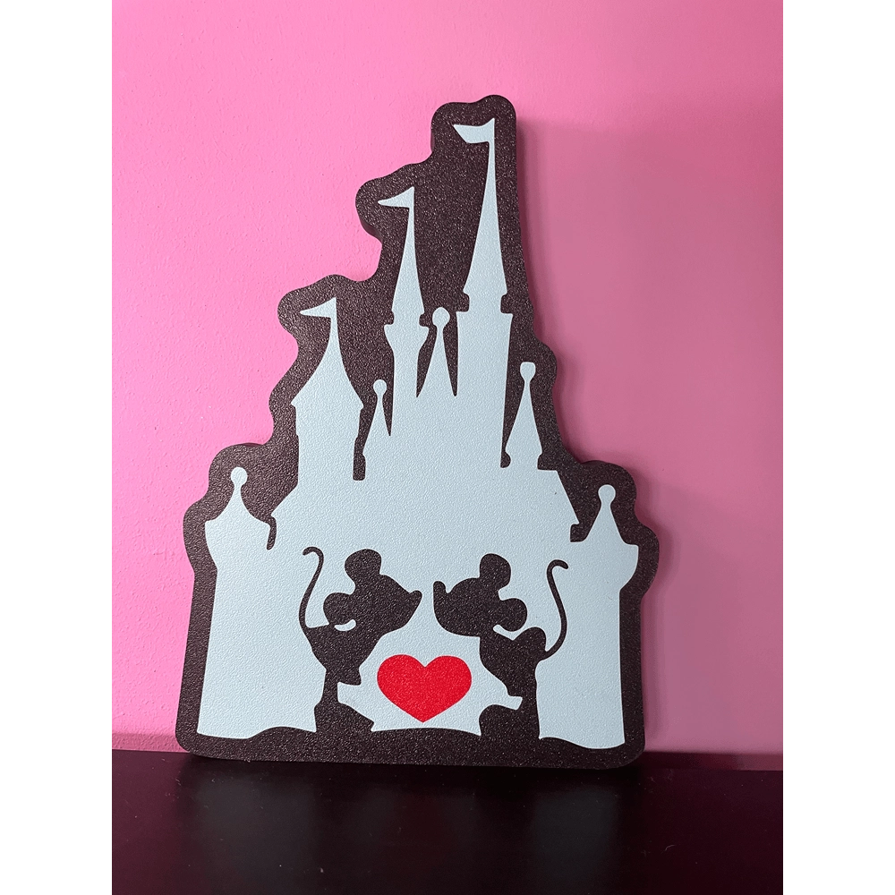 Lampada a Led Castello Disney (Azzurro)