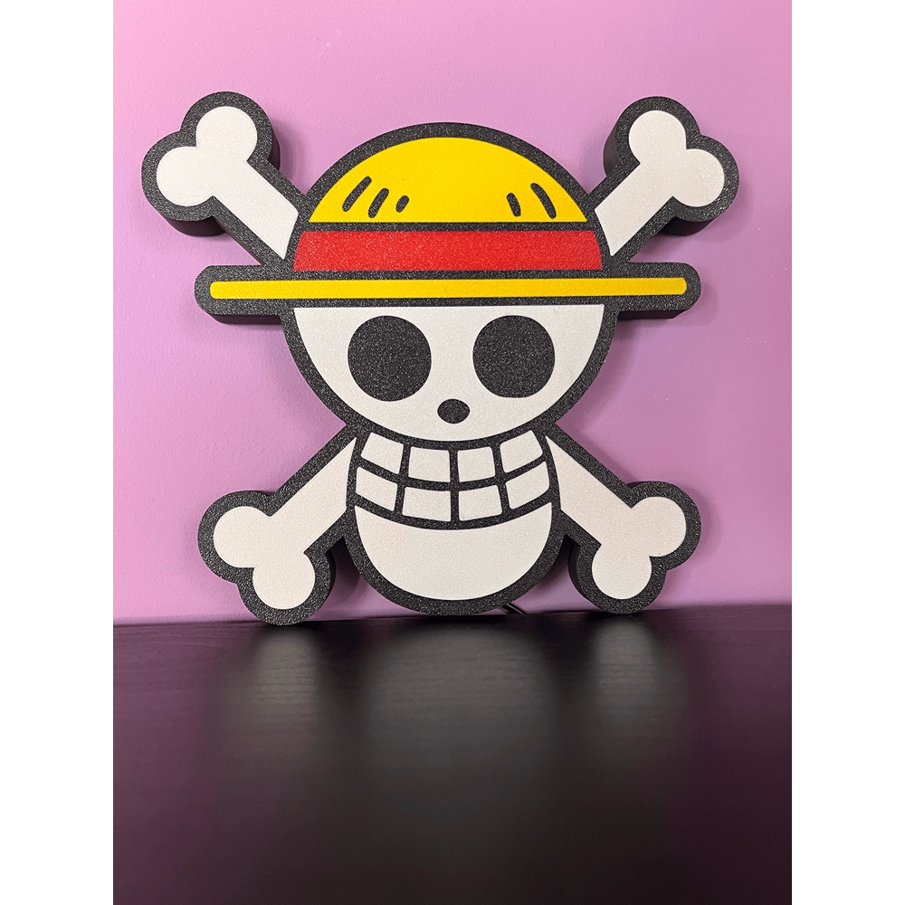 Lampada a Led One Piece - Jolly Roger "Mugiwara" Monkey D. Luffy