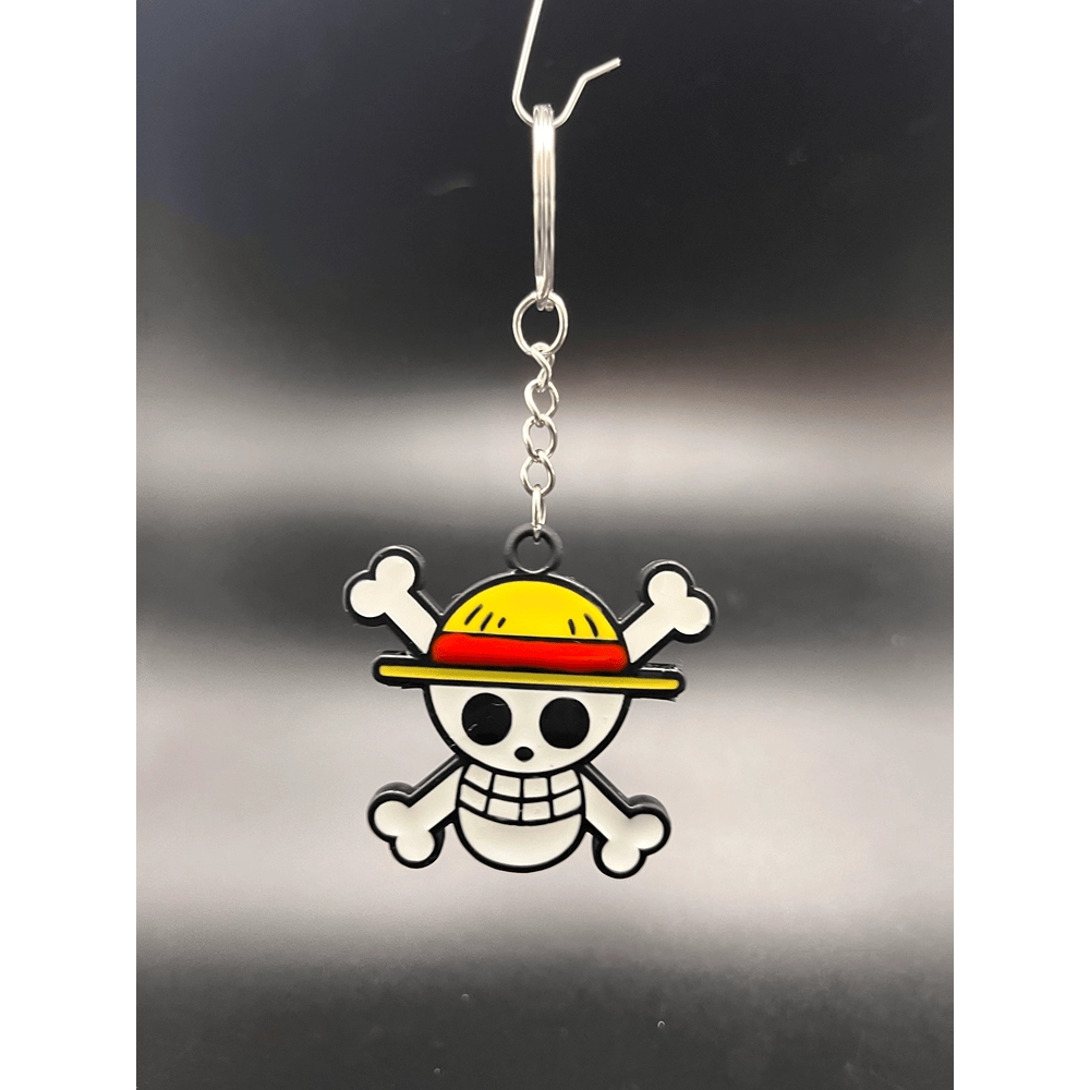 Portachiavi One Piece - Jolly Roger "Mugiwara" Monkey D. Luffy