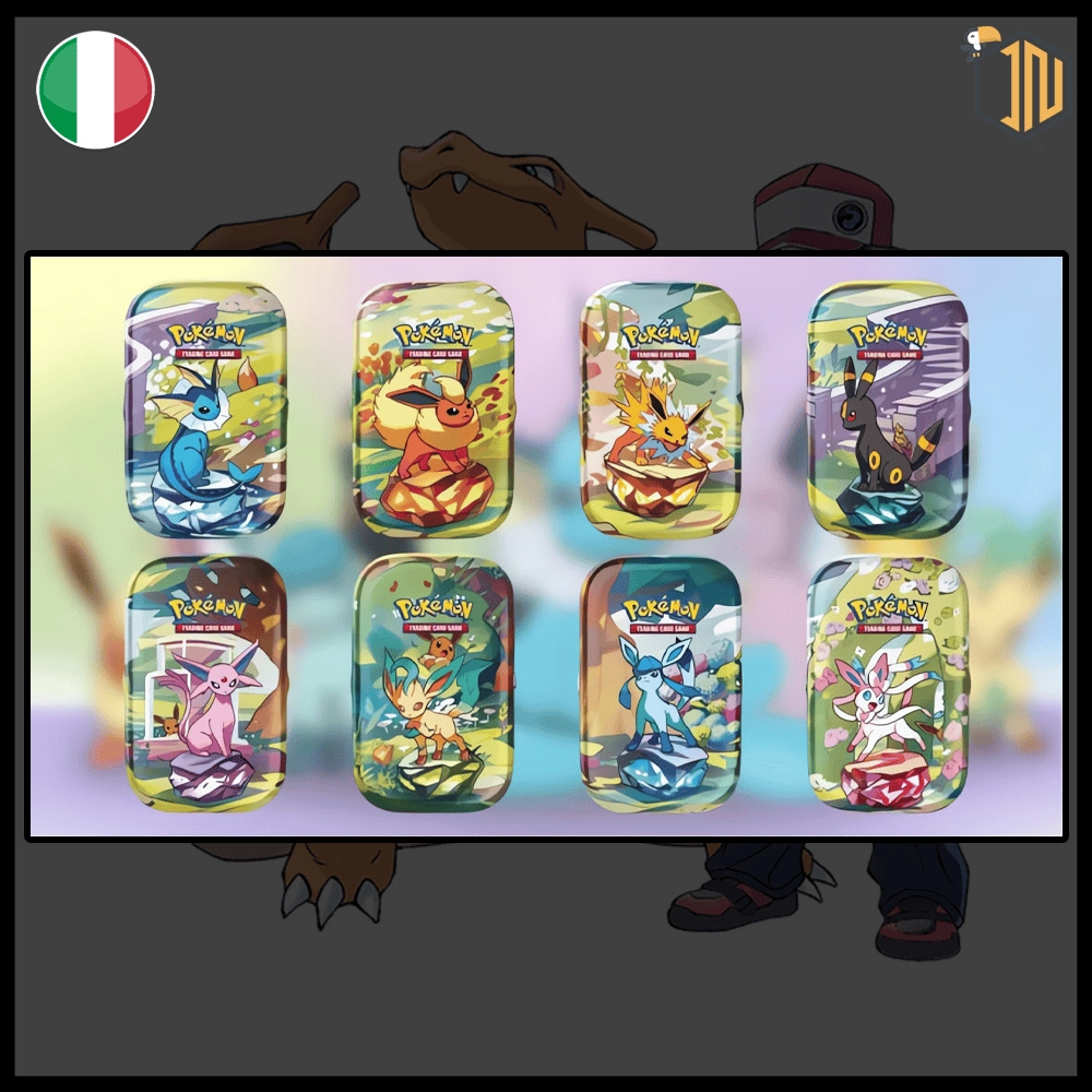 Pokémon Evoluzioni Prismatiche - Mini Tin (set da 8 completo) [ITA]