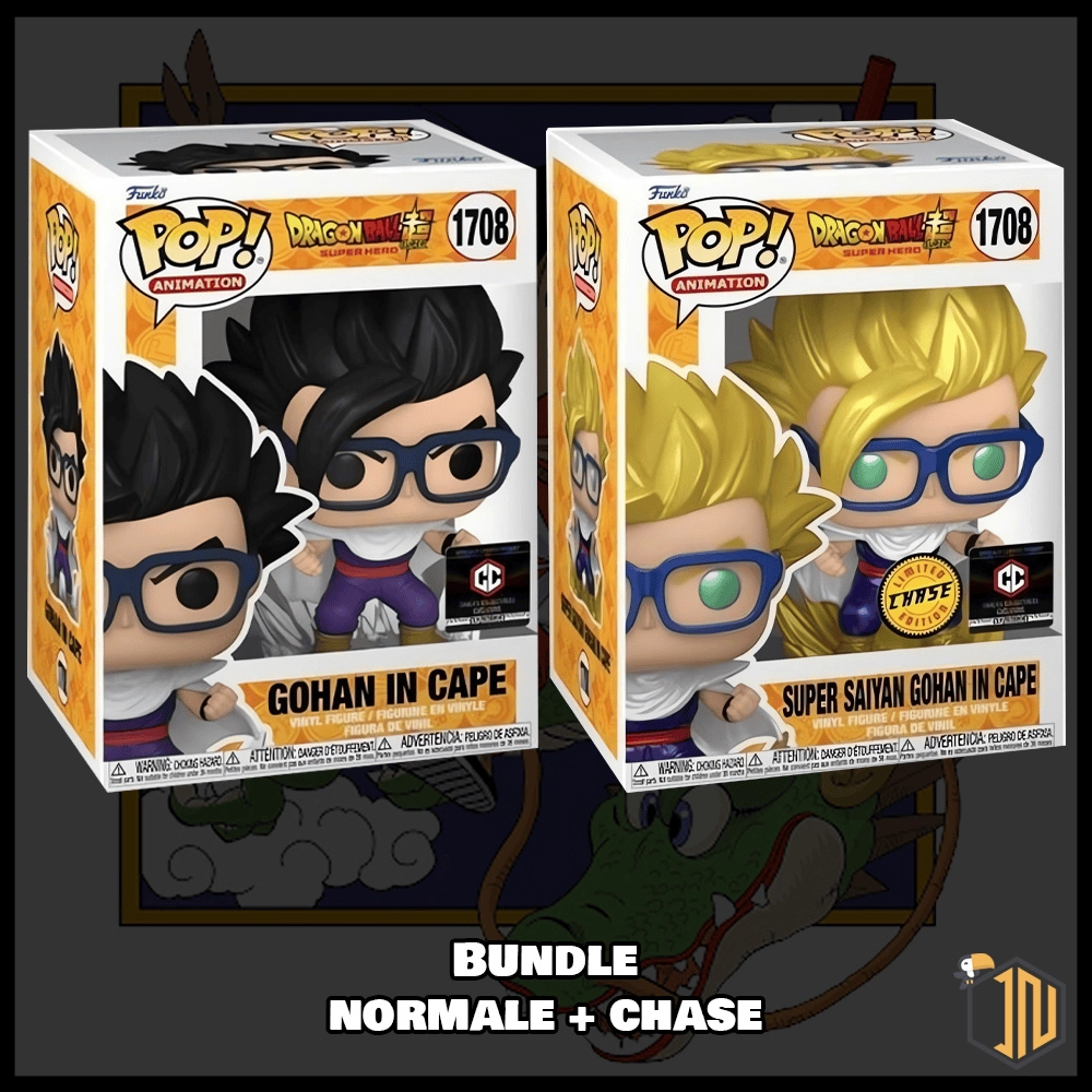 Dragon Ball Super Funko POP! - Gohan in cape #1708 Bundle Normale + Chase Chalice Exclusive