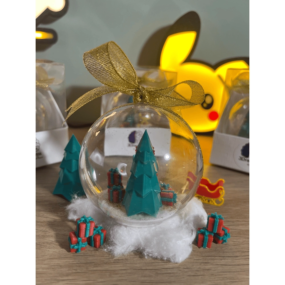 Pallina di Natale Pokémon – Bulbasaur (Fiocco Oro - Argento) - immagine 6