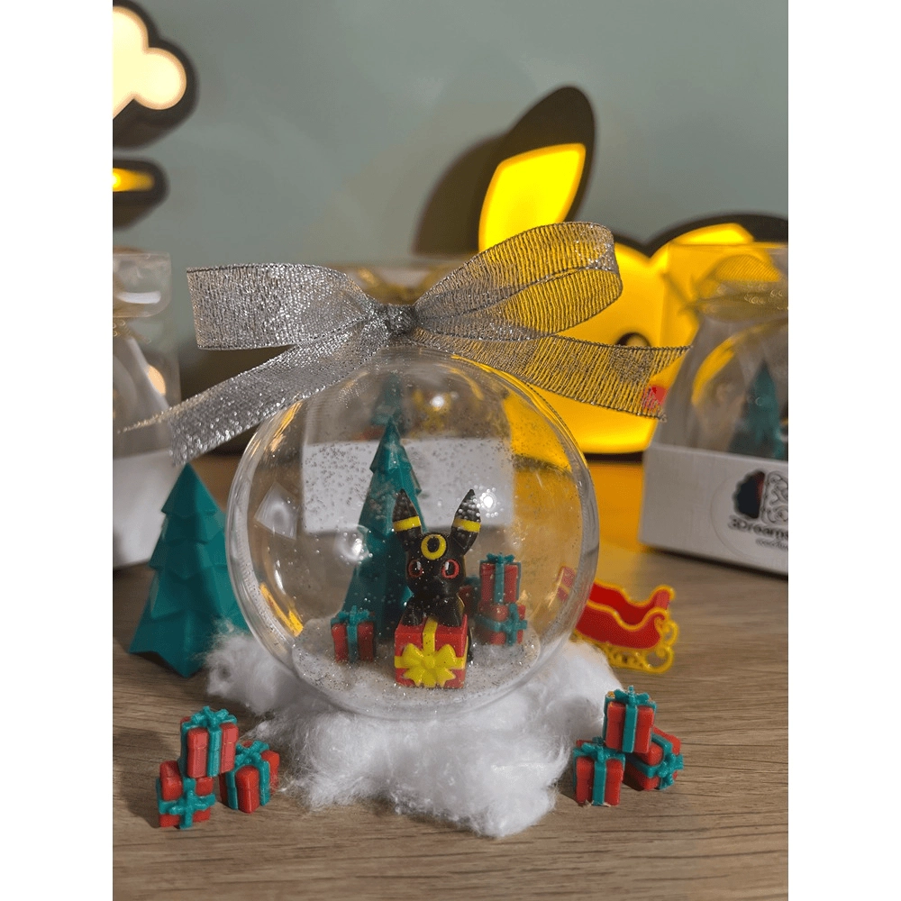 Pallina di Natale Pokémon – Umbreon (Fiocco Oro - Argento)