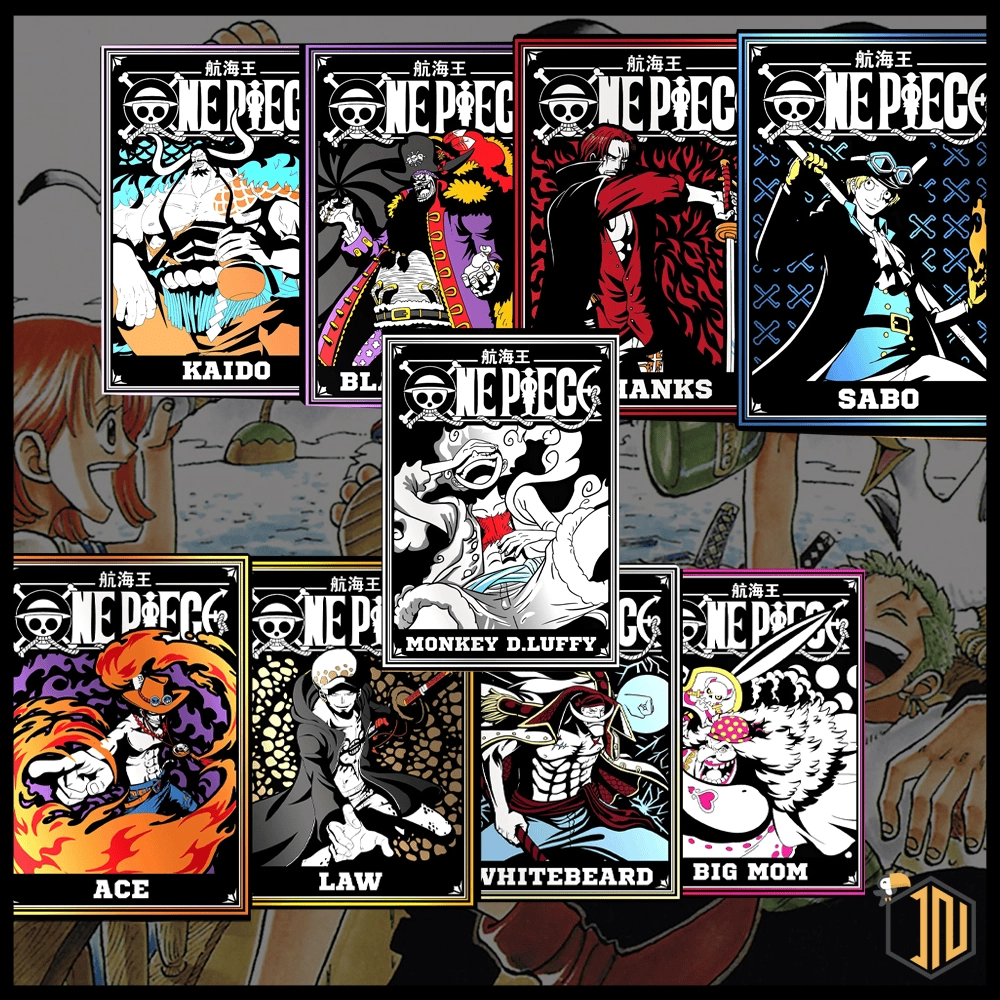 One Piece Four Emperors Playing Cards 1 of 999 Exclusive Foiled Collection