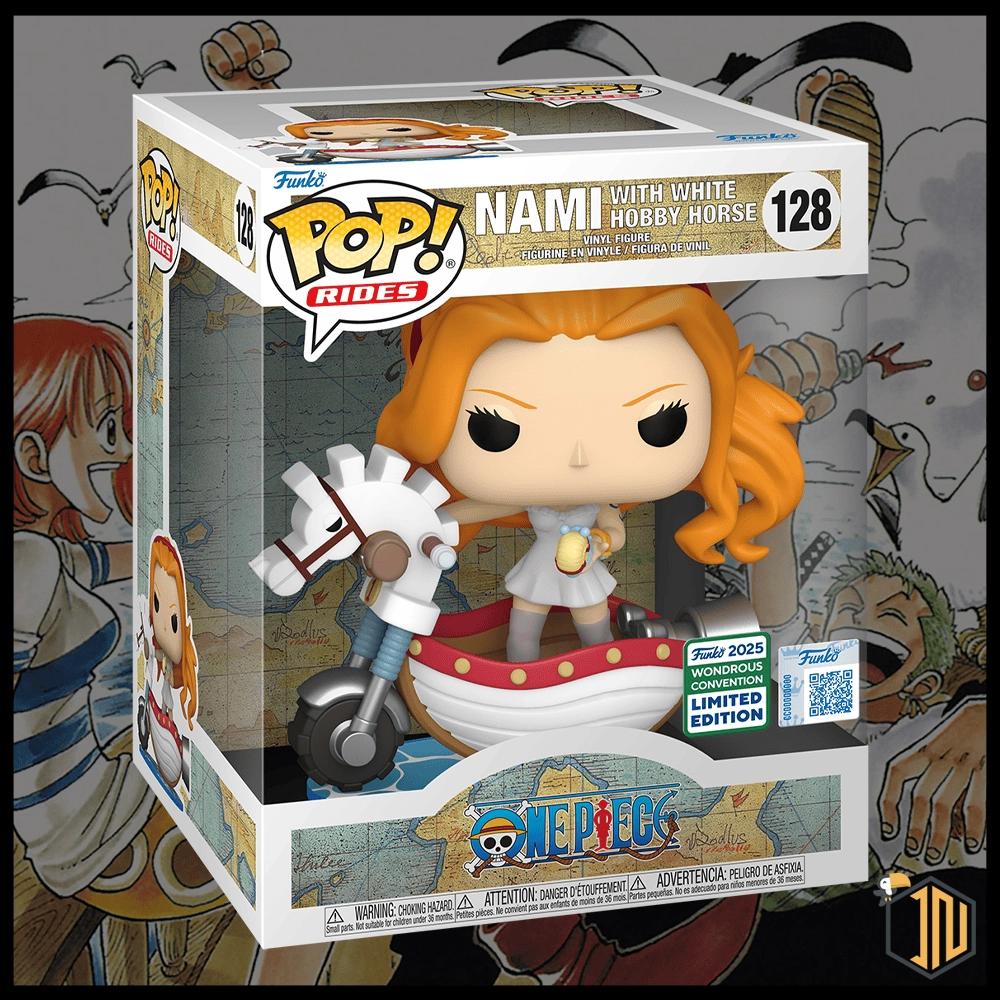 One Piece Funko POP! - Nami with white Hobby Horse #128 Wondrous Convention