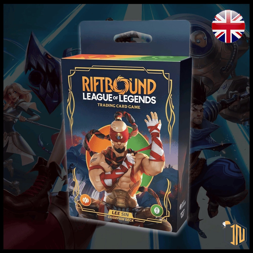 Arriva il pre-ordine del CHAMPION DECK di Riftbound: League of Legends TCG - Set One: Origins "Lee Sin". Lo trovi su shop.inerdini.it