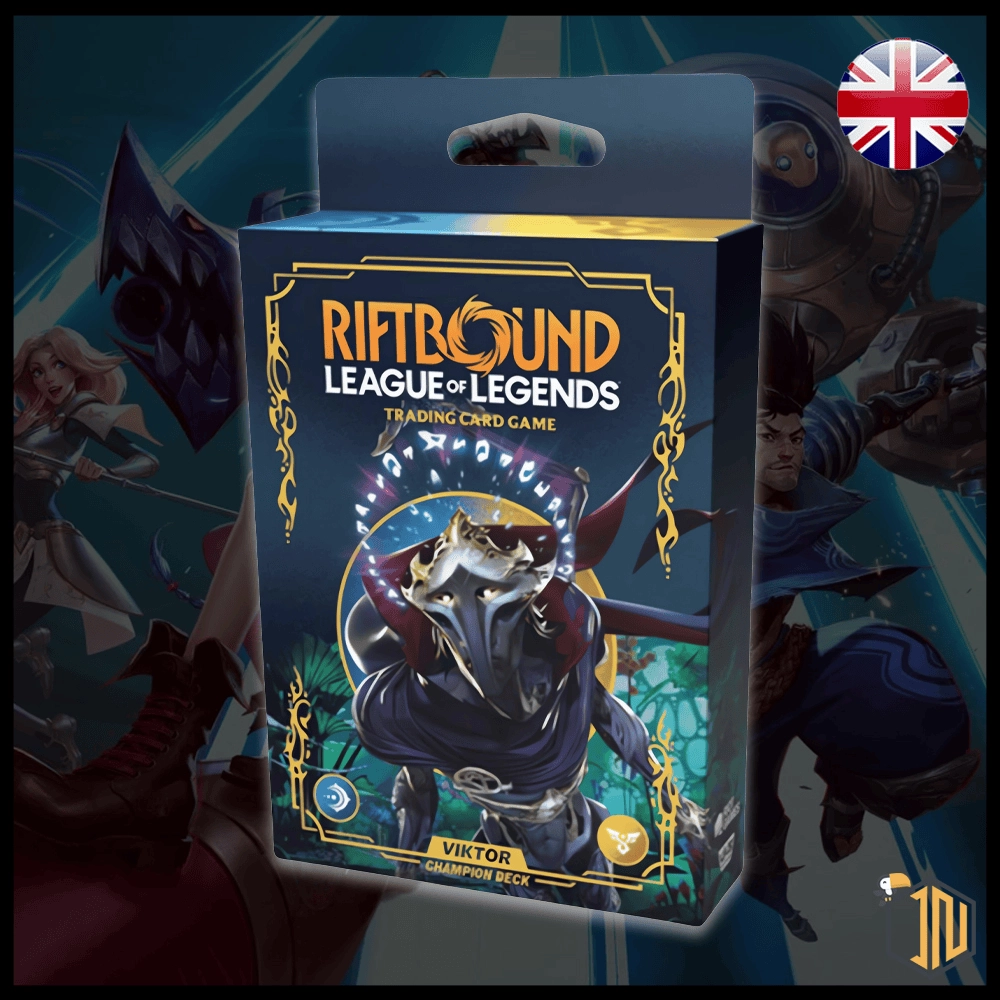 Arriva il pre-ordine del CHAMPION DECK di Riftbound: League of Legends TCG - Set One: Origins "Viktor" . Lo trovi su shop.inerdini.it