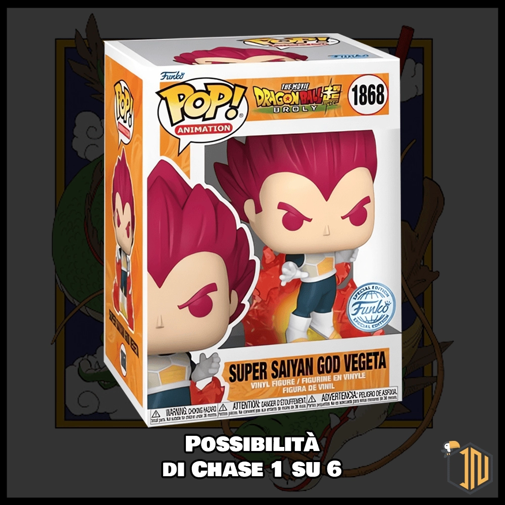 Arriva il pre-ordine del FUNKO di DRAGON BALL SUPER BROLY - Super Saiyan God SSG Vegeta #1868. Lo trovi su shop.inerdini.it