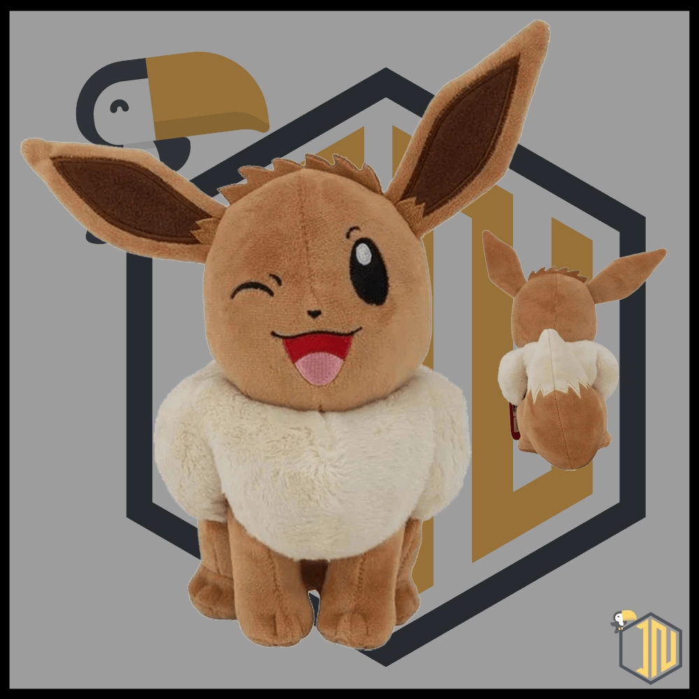 Arrivano i peluche dedicati a Pokémon! - Eevee 20cm vi aspetta su shop.inerdini.it