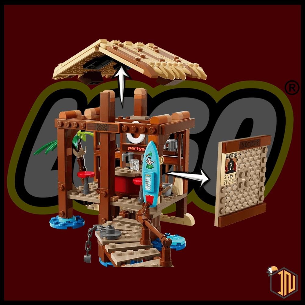 LEGO One Piece - Partys Bar - La capanna del villaggio Foosha 75636 - immagine 4