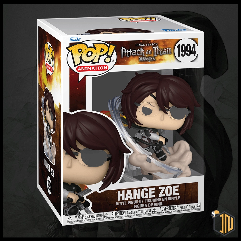 Arriva un nuovo Funko Pop! dedicato all'Attacco dei giganti - Hange Zoe #1994 vi aspetta su shop.inerdini.it