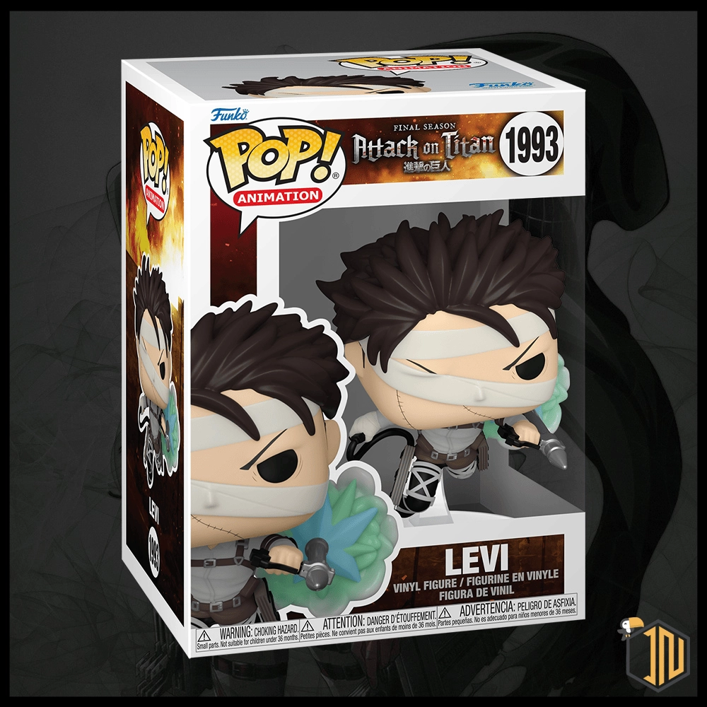 Arriva un nuovo Funko Pop! dedicato all'Attacco dei giganti - Levi #1993 vi aspetta su shop.inerdini.it