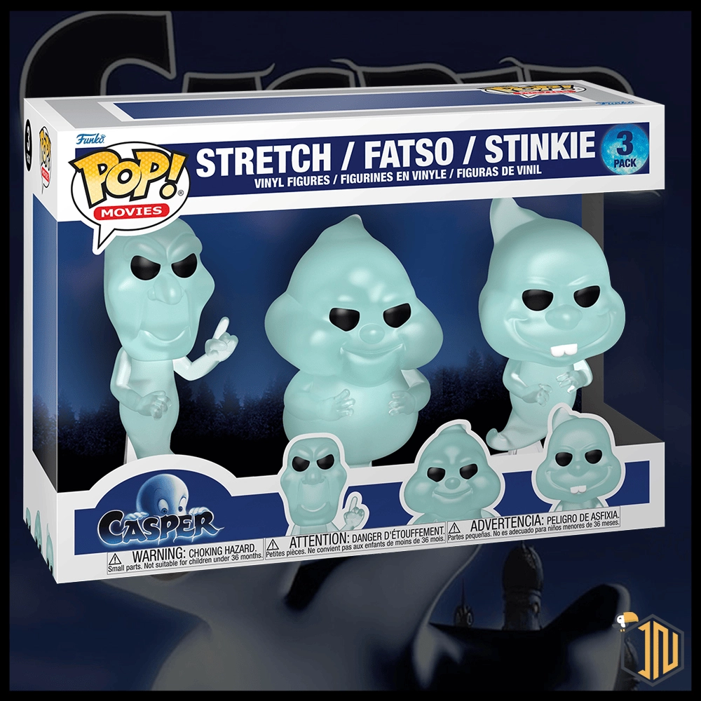 Arriva un nuovo Funko Pop! dedicato a Casper - Stretch, Fatso, Stinkie (3 Pack) vi aspetta su shop.inerdini.it