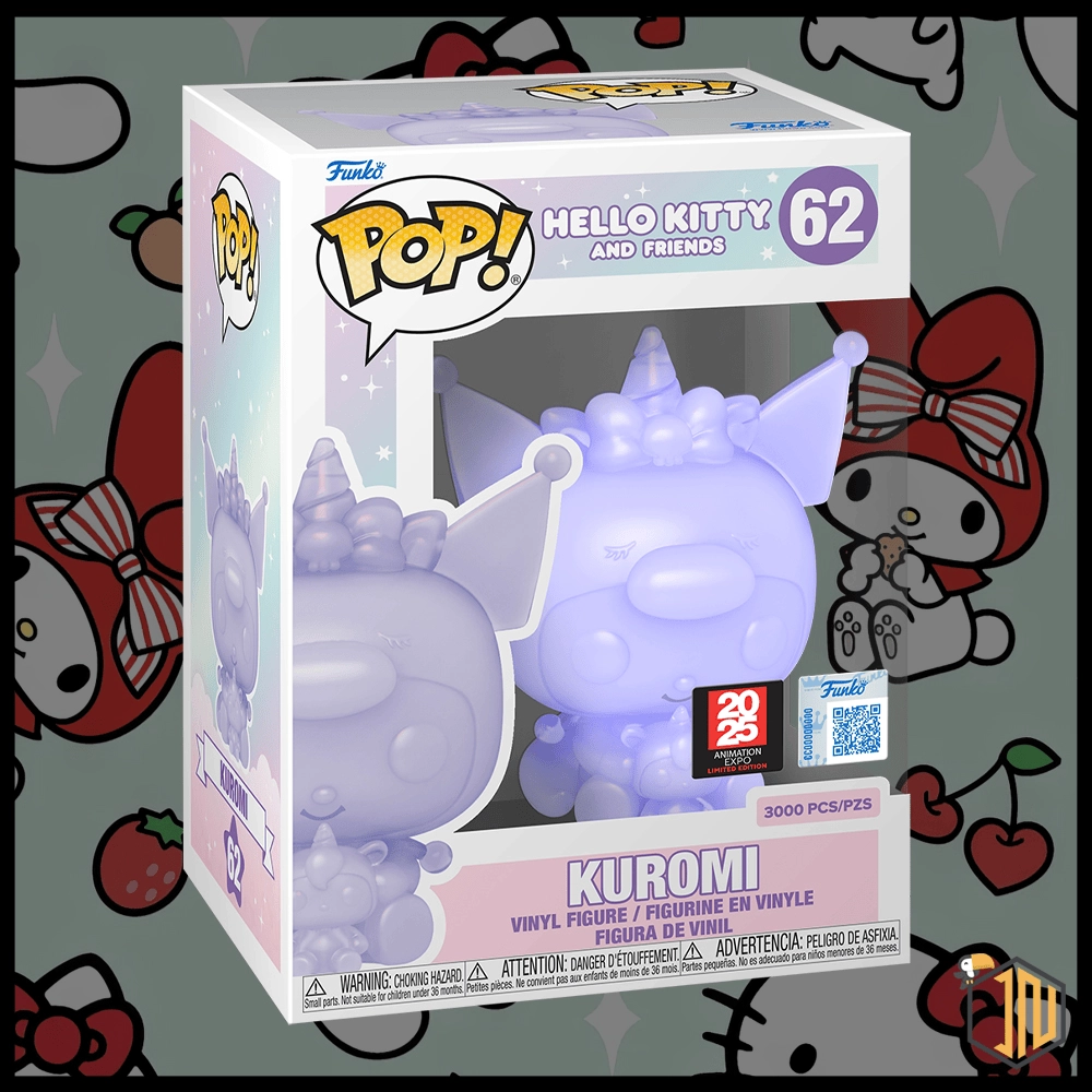 Arriva un nuovo Funko Pop! dedicato a Hello Kitty and Friends Funko POP! - Kuromi #60 2025 Animation Expo Limited Edition vi aspetta su shop.inerdini.it