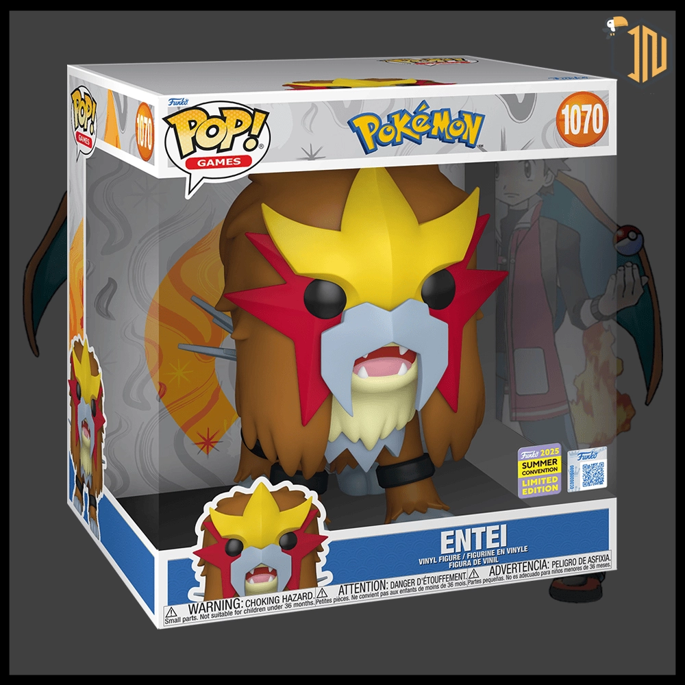Arriva un nuovo Funko Pop! dedicato a Pokemon - Entei #1070 SDCC 2025 vi aspetta su shop.inerdini.it