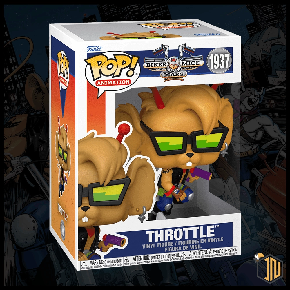 Arriva un nuovo Funko Pop! dedicato a Biker Mice Mars - Throttle #1937 vi aspetta su shop.inerdini.it