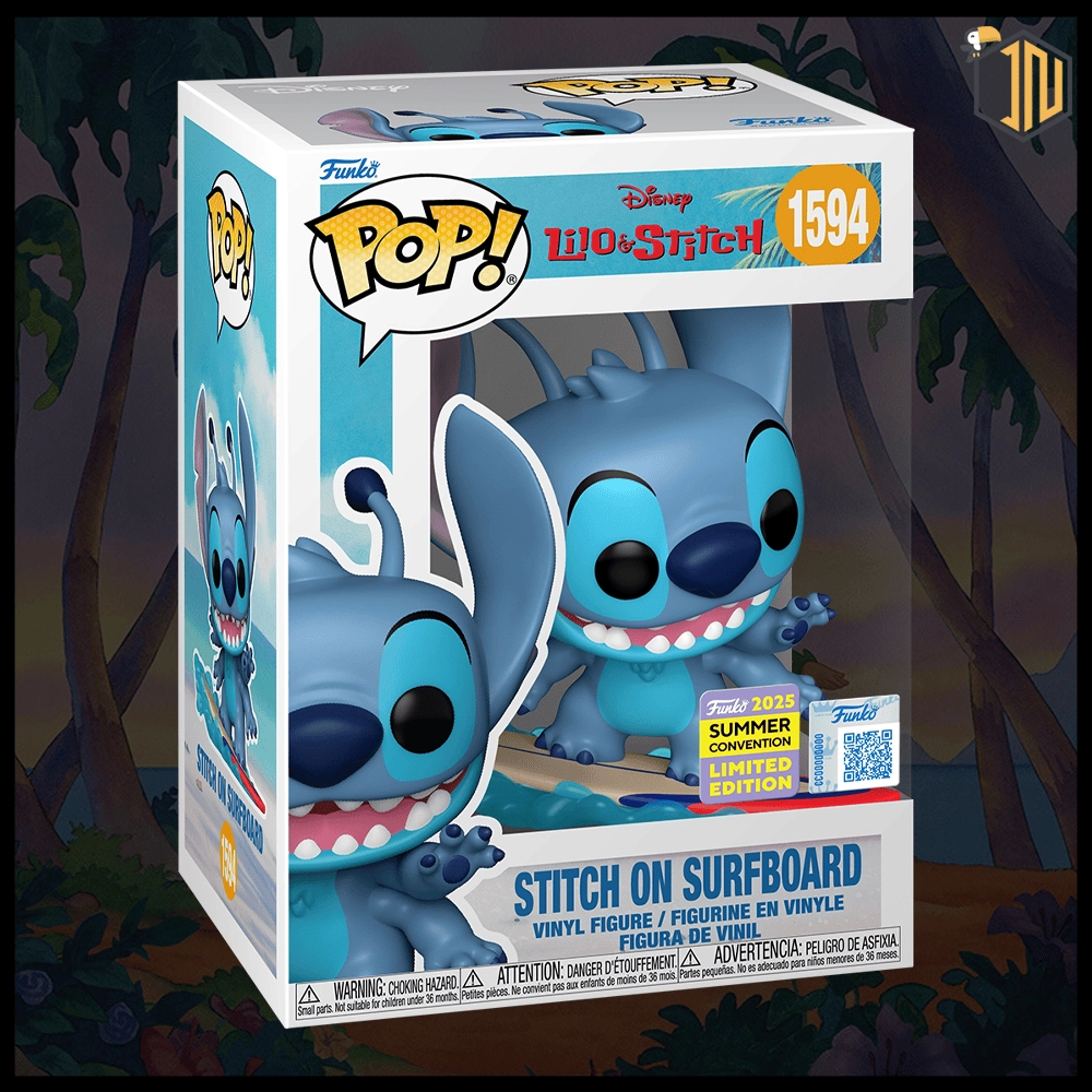 Lilo & Stitch Funko POP! - Stitch On Surfboard #1594 SDCC 2025