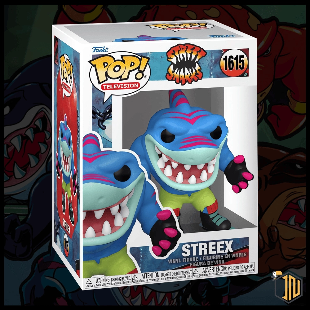 Arriva un nuovo Funko Pop! dedicato a Street Sharks - Streex #1615 vi aspetta su shop.inerdini.it