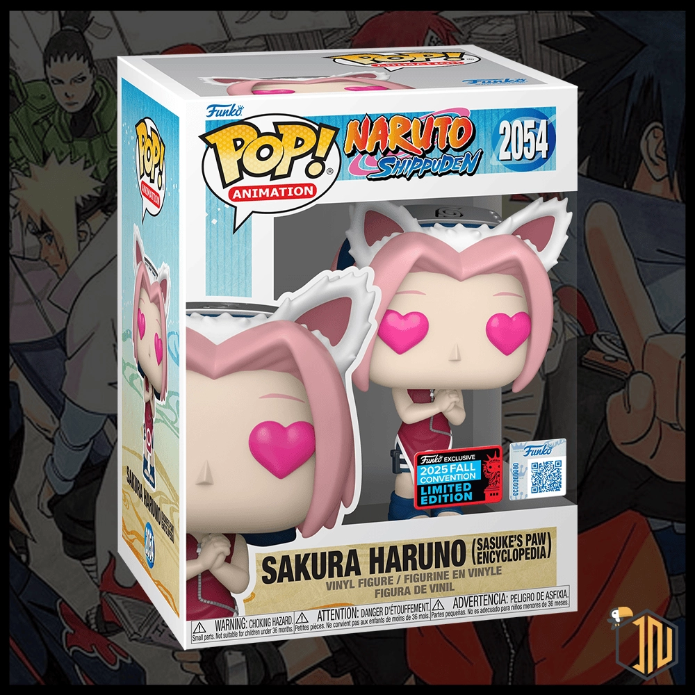 Arriva un nuovo Funko Pop! dedicato a Naruto Shippuden - Sakura Haruno (Sasuke's Paw Encyclopedia) #2054 Fall Convention (Shared) 2025 vi aspetta su shop.inerdini.it