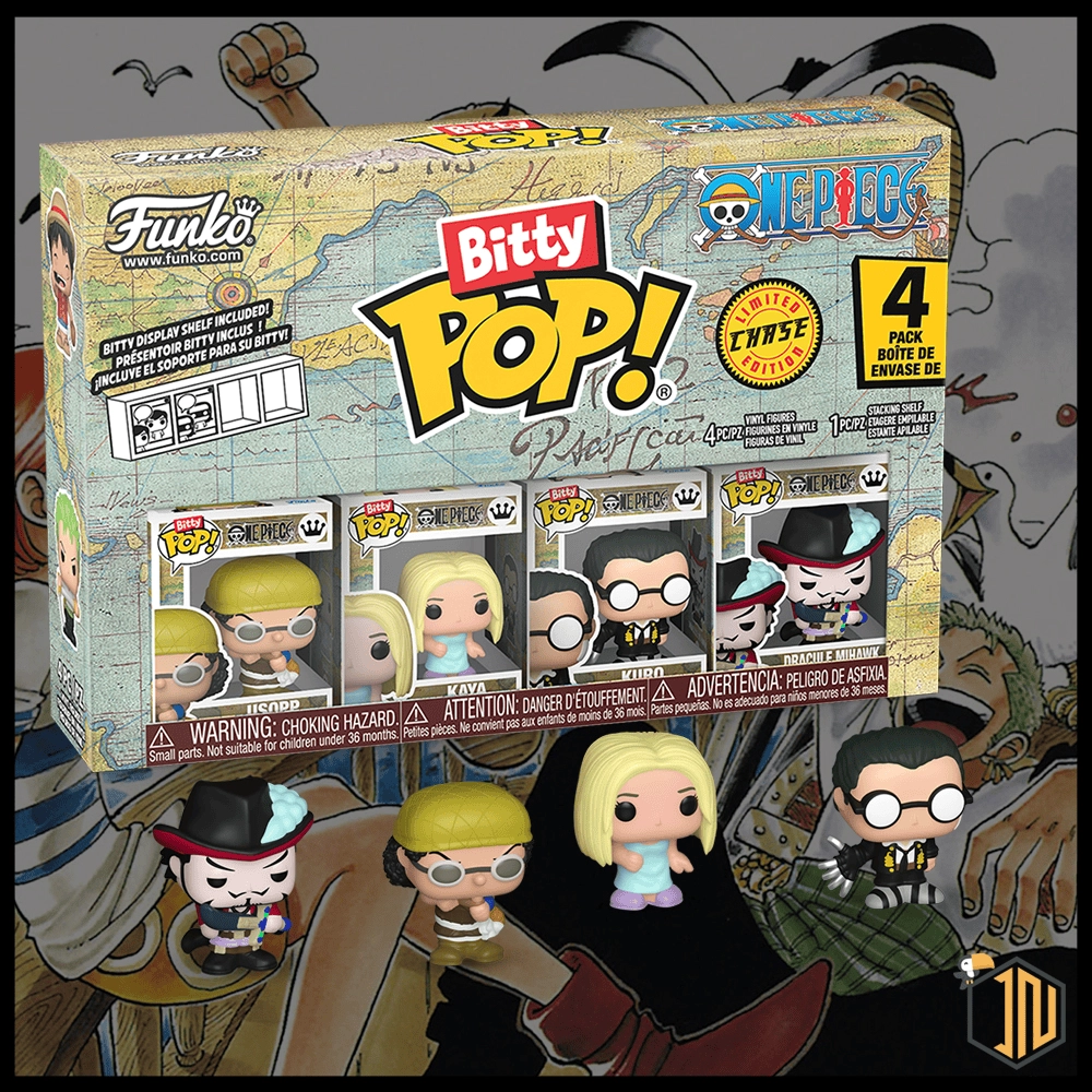 One Piece Bitty Pop! - Usopp 4 pack Series 4