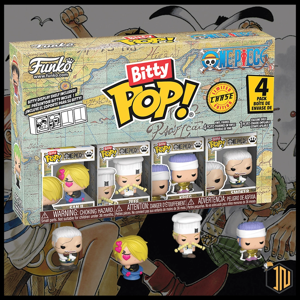 One Piece Bitty Pop! - Sanji 4 pack Series 3