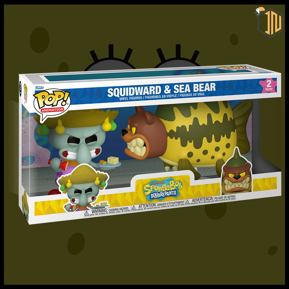 Spongebob Squarepants Funko POP! - Squidward & Sea Bear
