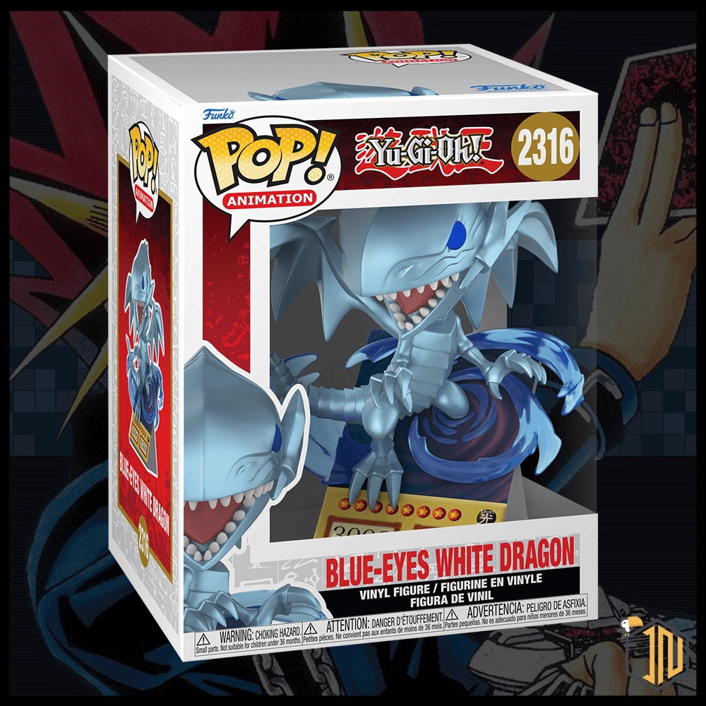 Yu-Gi-Oh! Funko POP! - Blue Eyes White Dragon (Card) #2316