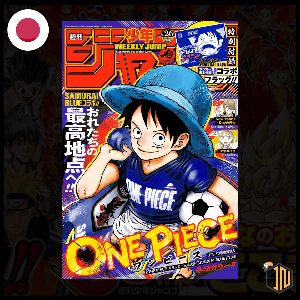 Weekly Shonen Jump 26 2026 - Monkey D. Luffy X Samurai Blue Cover (Nazionale Giapponese) [JAP]